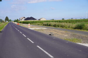 Nowa droga w gminie Łysomice