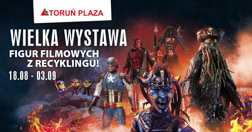 Wystawa figur filmowych w Toruń Plaza
