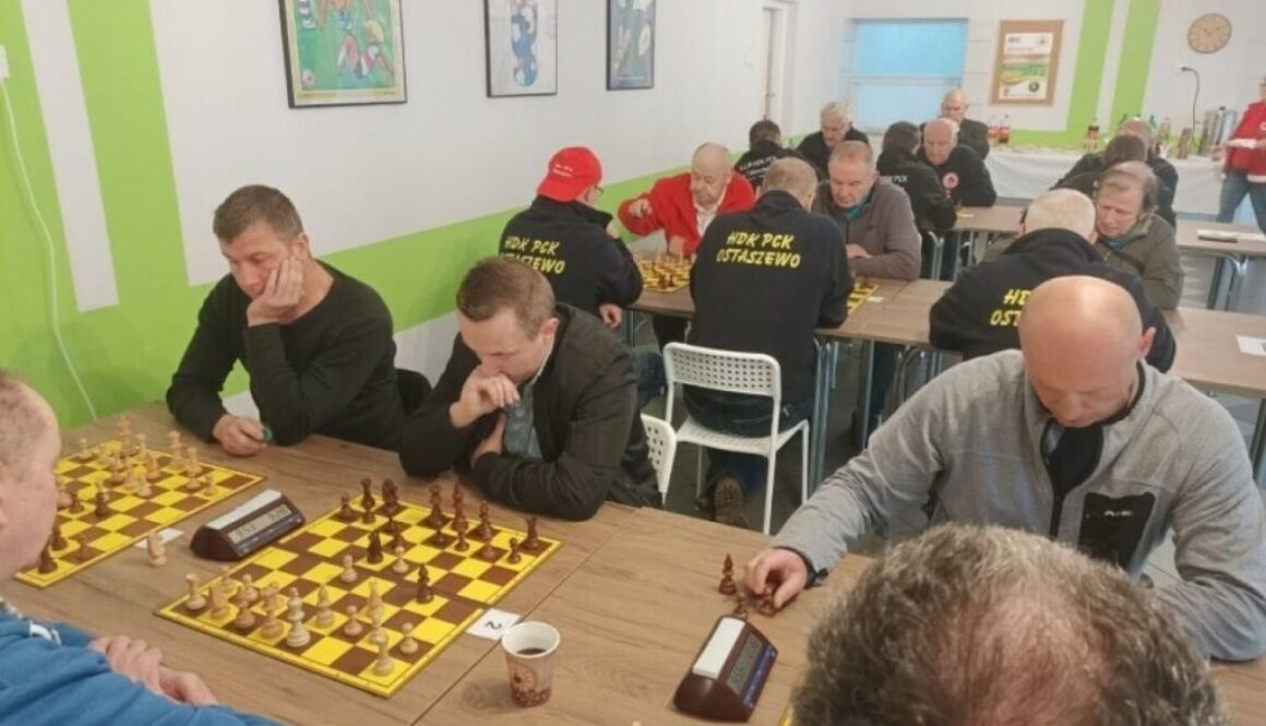 Krwiodawcy z Ostaszewa podczas Mistrzostw Polski w szachach