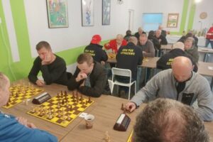 Krwiodawcy z Ostaszewa podczas Mistrzostw Polski w szachach