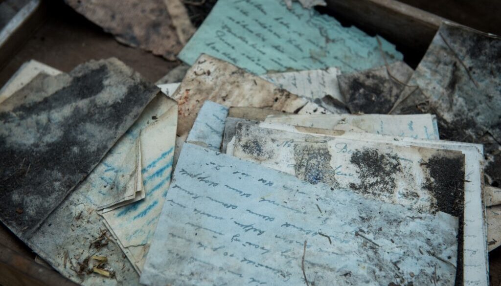 Listy znalezione w trakcie remontu domu w Złotorii