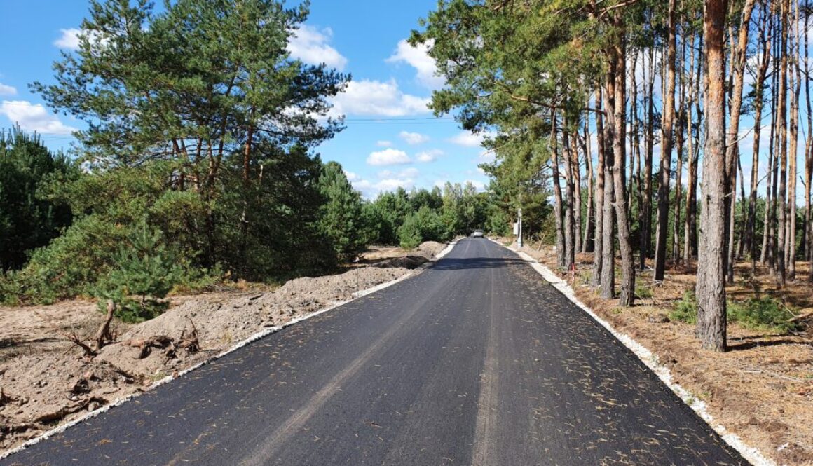 Budowa drogi w gminie Zławieś Wielka