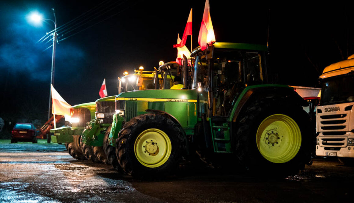 Głogowo - protest rolników