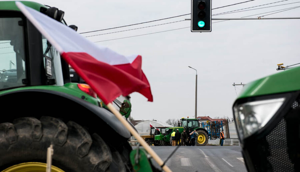 Protest rolników - Grębocin
